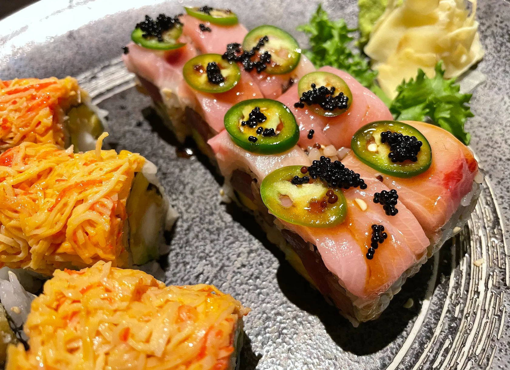 Dinner table at Mido Sushi Bistro