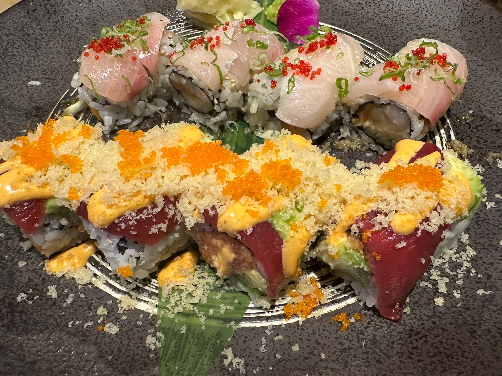 Restaurant dish presentation